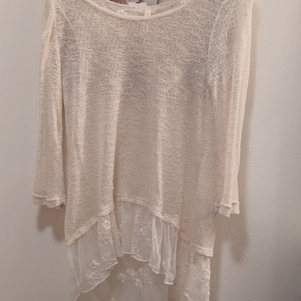 Orange Creek brand Lacie sweater, Oatmeal, M